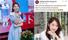 Khánh Vy - hot girl từng nổi tiếng với khả năng nói 7 thứ tiếng trở thành MC của Đường Lên Đỉnh Olympia