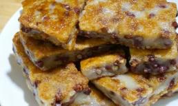 Trời mùa thu, món bánh đậu đỏ này không cần chiên hay luộc vẫn ngọt dẻo, đơn giản và ngon miệng