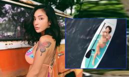 Sao nữ Đài Loan bị chỉ trích vì khỏa thân ở khu du lịch biển