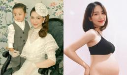 Hoà Minzy hiếm hoi công khai ảnh mang bầu bé Bo ở tháng thứ 7 lúc chưa bị rạn da, nhan sắc lập tức gây bão!