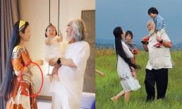 'Trùm phim kiếm hiệp' Trương Kỷ Trung tuổi 70 lại có con thứ 3? Vợ kém 31 tuổi lộ bụng lùm lùm khiến dân mạng chú ý 