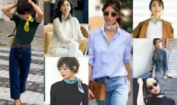 'Khăn lụa thắt cổ' thịnh hành trong mùa thu, làm chủ kỹ năng và phong cách, bất kể bạn bao nhiêu tuổi 