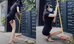 Lên đồ lồng lộn... đi quét rác, vòng 3 'căng đét' của Bà Tưng mới là thứ gây chú ý hơn cả