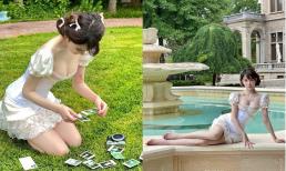 Hot girl vô danh gây bão mạng khi diện bộ váy hững hờ khoe vòng một đẹp như tranh