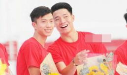 Vừa công khai vợ mang bầu lần 2, cầu thủ Phan Văn Đức đã nhận Bùi Tiến Dũng làm thông gia