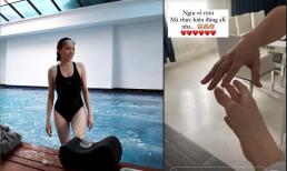 Bạn trai thiếu gia Phillip Nguyễn vừa đi công tác về, Linh Rin đã đăng ảnh diện đồ bơi khoe vóc dáng gợi cảm