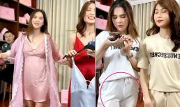 Ngọc Trinh livestream bán đồ ngủ nhưng bị chê vừa 'phèn' vừa lộ điểm nhạy cảm kém duyên