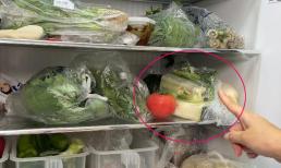 Trước khi mua rau củ về cho vào tủ lạnh, bạn nhớ vứt túi ni lông đi nhé! Đây là lý do vì sao?