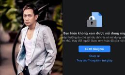 Liên tục phát ngôn nhạy cảm, ca sĩ Duy Mạnh bất ngờ bị đánh sập toàn bộ trang cá nhân