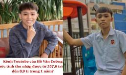 Cư dân mạng xôn xao kênh YouTube của Hồ Văn Cường kiếm được số tiền 'khủng' sau khi trả lại tài khoản cho công ty cố ca sĩ Phi Nhung