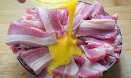 Vợ dạy cách trộn thịt ba chỉ với trứng, tôi đã rất sốc khi nghe nó, nhưng không ngờ nấu xong lại ngon tới vậy