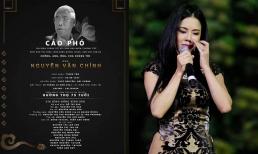 Dũng Taylor xúc động chia sẻ cáo phó của bố ruột ca sĩ Thu Phương