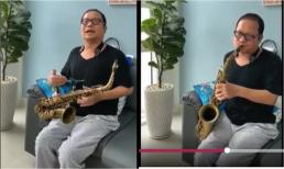 Sức khỏe nghệ sĩ Trần Mạnh Tuấn tiến triển tốt, không còn ngồi xe lăn và đã thổi saxophone trở lại 