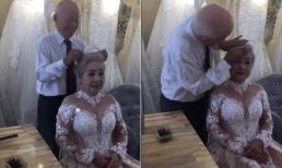 Clip cụ ông tỉ mỉ chải tóc giúp vợ để chụp ảnh kỷ niệm 50 năm ngày cưới khiến dân mạng 'tan chảy'