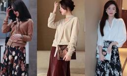 Bạn đã mặc đúng váy mùa thu chưa? Tham khảo cách kết hợp này để tăng sự quyến rũ và đầy khí chất ngời ngời