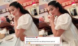 Phạm Hương hiếm hoi đưa mẹ ruột đi ăn uống, dân mạng soi chiếc nhẫn kim cương 'khủng' của nàng hậu