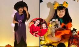 Con gái cố diễn viên Mai Phương cao lớn phổng phao, thích thú khi hóa trang lễ hội Halloween ở trường