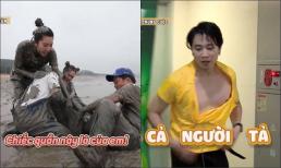 Running Man tập 6: Karik tả tơi không còn manh áo, cả dàn cast phải tắm bùn chỉ vì một cái quần