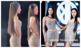 Lại có biến căng: Một chân dài liên tục mỉa mai và chửi tục khi Hoàng Thùy - Minh Tú diễn vedette