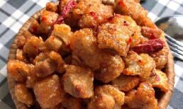 Thịt mỡ nhìn thôi nhiều người đã ngán, nhưng tận dụng làm món giòn rụm này bằng nồi chiên không dầu đảm bảo 'nghiện'