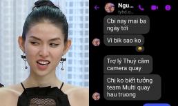 Rò rỉ đoạn tin nhắn của Thùy Dương đổ thừa cho ê-kip Hoàng Thùy sau drama mỉa mai đàn chị?