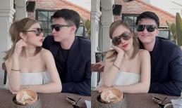 Bạch Lan Phương diện váy cúp ngực khoe vòng một 'căng đét' chụp ảnh tình tứ bên bạn trai kém tuổi Huỳnh Anh
