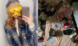 Cô gái 'bóc phốt' bạn cùng phòng ra ngoài thì xinh đẹp bóng bẩy như hot girl nhưng ở bẩn khiến ai cũng kinh hãi