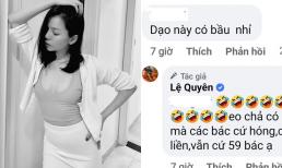 Đăng ảnh diện váy ôm sát khoe body nhưng bị nghi có bầu, Lệ Quyên phản ứng thế nào?