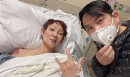 Ca sĩ Kim Anh vượt qua nguy kịch, liên tục bật khóc khi đồng nghiệp đến thăm