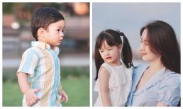 Hoa hậu Việt Nam Đặng Thu Thảo hiếm lắm mới khoe 2 nhóc tì: Cô cả gây ấn tượng vì một đặc điểm, cậu út quá tuấn tú