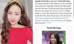 Bị sửa tên trên wiki, Vân Hugo bức xúc lên tiếng
