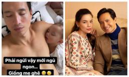 Hà Hồ tiết lộ thói quen 'kì lạ' khi ngủ của con gái Lisa đối với bố Kim Lý nhưng lại giống hệt nữ ca sĩ