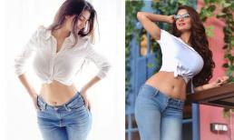 Cô là người mẫu 9X Ấn Độ với chiều cao 1m68 cùng thân hình đầy đặn, càng làm tăng thêm vẻ quyến rũ, được ví 'cạnh tranh' với Kim Kardashian