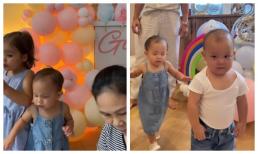 Lần đầu đi dự sinh nhật nhà bạn, Lisa và Leon nhà Hà Hồ - Kim Lý đua nhau tấu hài