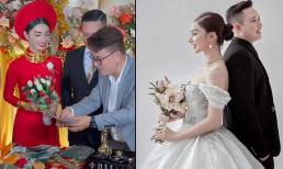 Cô dâu hot girl mang 'gánh nặng' vàng trĩu cổ, hàng trăm triệu đồng đi lấy chồng khiến dân mạng xuýt xoa