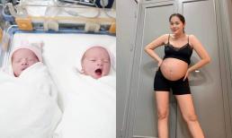 Á hậu Diễm Châu vừa hạ sinh hai nhóc tỳ cho bạn trai giấu kín