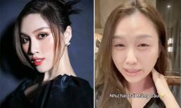 Lộ mặt mộc gây sốc của nữ MC giàu có từng đọ sắc 'bất phân thắng bại' với Ngọc Trinh