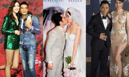 Những 'nam thần tí hon' cưới vợ chân dài: Lý Liên Kiệt lép vế, Ngô Ngạn Tổ bỗng dưng trở nên bé nhỏ khi bên bà xã 1m80