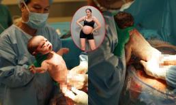 Á hậu Diễm Châu lần đầu khoe loạt ảnh trong phòng sinh, khoảnh khắc 'vượt cạn' hai con sinh đôi gây xúc động mạnh