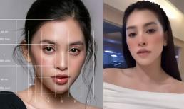 Mặt tỉ lệ vàng đã là gì, Tiểu Vy sở hữu 1 điểm như 'tranh vẽ'