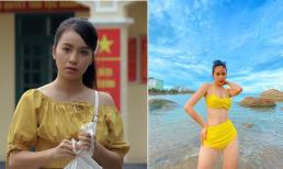 Vẻ gợi cảm ngoài đời của diễn viên Trần Vân - cô gái liên tục đeo bám trưởng công an phim 'Phố trong làng'