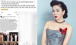 Đến lượt Lệ Quyên bị 'sao kê' chiếu mạng, thực hư ra sao?