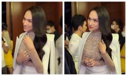 Lần đầu tái xuất showbiz, Hương Giang đi trễ gần 2 tiếng nhưng nhan sắc qua camera thường thì xinh xỉu