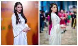 Nhiều lần lộ thân hình phát tướng sồ sề, Trương Ngọc Ánh gây bất ngờ khi khoe vóc dáng cực thon gọn với áo dài trắng