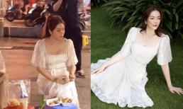 Lý Nhã Kỳ bị bắt gặp đi ăn cá viên chiên, nhan sắc 'kiều nữ kim cương' thế nào khi không photoshop?