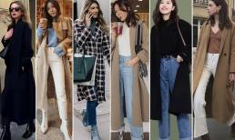 'Áo khoác + quần ống đứng + bốt ngắn' thịnh hành năm nay! Mặc lên cực thời trang, thanh lịch nhưng vẫn cao ráo, đầy sang trọng
