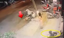 Đứng trước cửa nhà nhảy nhót quay Tiktok, cô gái 'chết lặng' khi 2 thanh niên lao xe máy đến cướp điện thoại