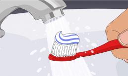 Khi đánh răng, kem đánh răng có nên 'nhúng nước' không? Nhiều người không hiểu, không có gì lạ khi răng trở nên vàng hơn