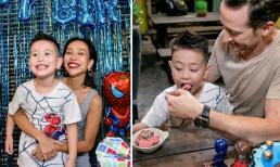 Sinh nhật con trai Thảo Trang, cử chỉ của bạn trai Tây dành cho bé  Alex gây chú ý