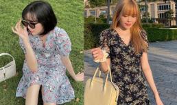 Hải Tú bị nghi học theo style váy hoa của Thiều Bảo Trâm, fan tung bằng chứng giúp minh oan